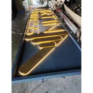 3d Outdoor Advertising Channel Led Letters Stainless Steel Backlit Led Sign Led Channel Letter Sign Outdoor