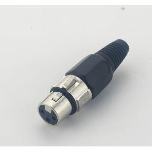China Male or Female Classic 3 Pin Audio Video XLR Connectors Plug DA1013 supplier