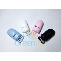 China Colored POM Material Plastic Alligator Clips ,Tight Teeth Plastic Pacifier Clips on sale