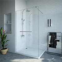 China Explosion Proof Texture Shower Glass For Bathtub Free Standing 1200x2000mm on sale