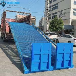 China Load Capacity 6-15 Tons Adjustable Warehouse Loading Ramp Container Dock Ramp supplier