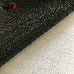 China Elastic PA Double Dot 55gsm Nonwoven Fusible Interlining supplier