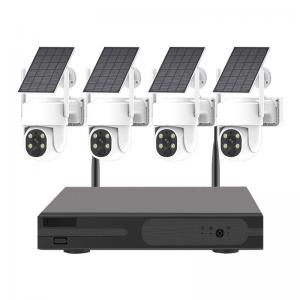 Two Way Audio Solar Security Camera System Wireless Outdoor Cctv