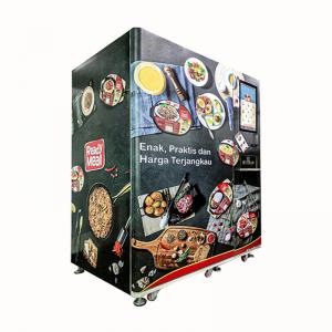 China 380kg High-Capacity Bento Vending Machine with Built in Microwave supplier