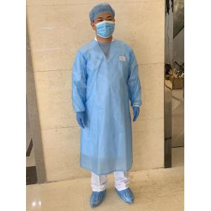 Long Sleeves Protective Disposable Surgical Gowns , Non Woven Surgical Gown