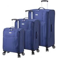 China Expandable 3PCS Lightweight Luggage Set With Spinner Goodyear Wheels on sale