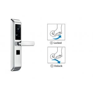 China Apartment Door Smart Fingerprint Lock OLED Screen Mobile APP Control supplier