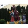 China Amusement Equipment Life Size Fiberglass Cartoon Statues For Outdoor Decoration wholesale