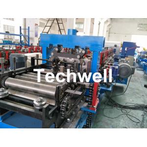 China Galvanized Sheet CZ Purlin Cold Roll Forming Machine With Pre-Cutting Device & 1.5 Inch Chain Transmission supplier