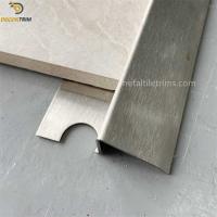 China SS316 Stainless Steel Transition Strip , 12mm Flooring Edging Trim on sale