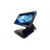 Aluminium Pc Based Pos System Dual Display 10 Points Capacitive Touch Screen