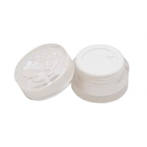 China Screw Cap Luxury Acrylic 50g Cosmetic Cream Jar Plastic Containers Skincare supplier