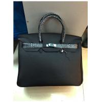 China high quality 40cm black litchi luxury handbags women big designer handbag L-RB5-2 on sale