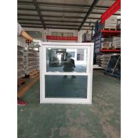 China White UPVC Double Hung Window Grill Design With Insect Screen on sale