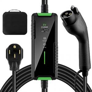 7KW EV Charger Wallbox Portable Level 2 EV Charger 32 Amp Wall Mount