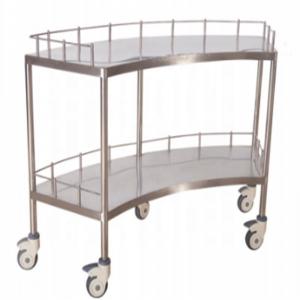 1400MM 45CMHospital Medical Furniture Surgical Instrument Stainless Steel Trolley with drawer and wheel