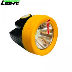 China Wireless Mining Head Light , IP68 10000lux USB Charging LED Mining Cap Lamp supplier