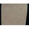 China Cotton Backing PU Leather Garment Cover Gray Color with Elastic, Anti-Mildew wholesale