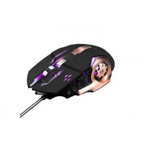 China RECCAZR MS301 6D optical Computer Gaming Mouse Adjustable DPI Switch Function , Optical LED Colors,Metal bottom supplier