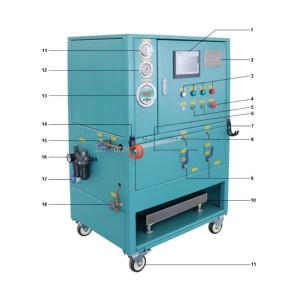 China 4kg/min 1HP R134a Refrigerant Recovery Machine 360mm(L)*360mm(W)*120mm(H) wholesale