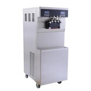 Large Panel Soft Serve Ice Cream Equipment Touch Screen Floor Standing