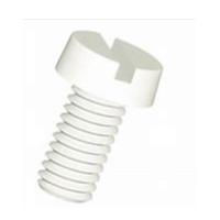 China PTFE Plastic Fastener Screws For Chemical Engineering / M5 White  Screw Bolt on sale