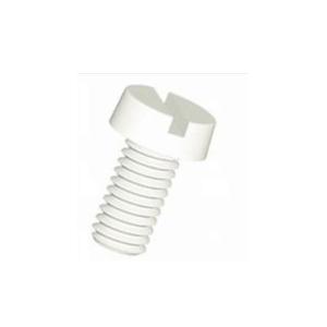 China PTFE Plastic Fastener Screws For Chemical Engineering / M5 White  Screw Bolt supplier