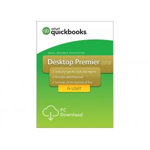 100% Genuine QuickBooks Desktop 2017 Premier 2018 with Industry Edition 4 User