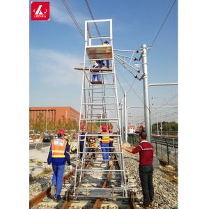 Working Bench Aluminum Truss Frame Ladder For Subway Maintenance 3.9m