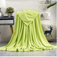 China Soft Flannel Fleece Baby Blanket Small Size Plush Pile 5-8mm Anti-Static Ready to Ship on sale