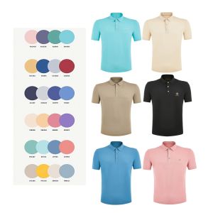 China Polyester Dryfit Man Golf Polo T-shirt Custom Design with Anti-pilling Knitted Weaving wholesale