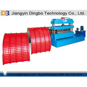 China 0.3-0.8mm Thick Colour Coated Steel Roof Panel Curving Machine supplier