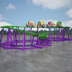 Indoor Theme Park Roller Coaster Track Length 52m Automatic Control
