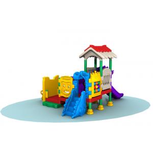China Residential Area Kids Plastic Playground Equipment High Security Long Using Life supplier
