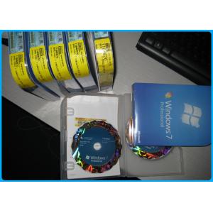 China Microsoft Windows 7 Professional 64 32 Bit COA With 64 Bit OEM Disc Sp1 Version supplier