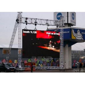 Water Resistant High Brightness 6500cd/sqm P3.91 Outdoor Rental LED Display 500*1000mm Cabinet