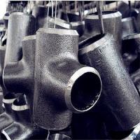 China Seamless pipe fitting Hydraulic Equal and Unequal carbon steel cold forming tee on sale