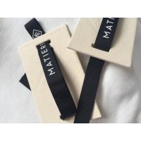 China 12mm Ribbon Attached Creative Clothing Hang Tags Retail Clothing Tags 3D Feel on sale