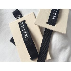 China 12mm Ribbon Attached Creative Clothing Hang Tags Retail Clothing Tags 3D Feel supplier