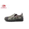 China Olive Green Army Summer Low Top Waterproof Hunting Boots Rubber Outsole Camouflage wholesale