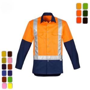 OEM Reflective Safety Shirts High Visibility Safety Polo Shirt With Pockets