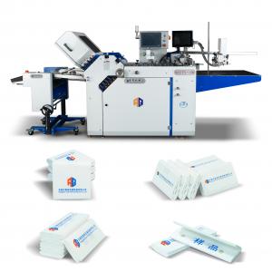 Large Format Pharmaceutical Outsert Folder Paper Folding Machine CE Certificate With Camera Inspection System