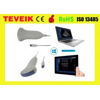 China Portable Medical USB Convex Ultrasound Probe , USB Laptop Ultrasound Transducer work for tablet computer on sale