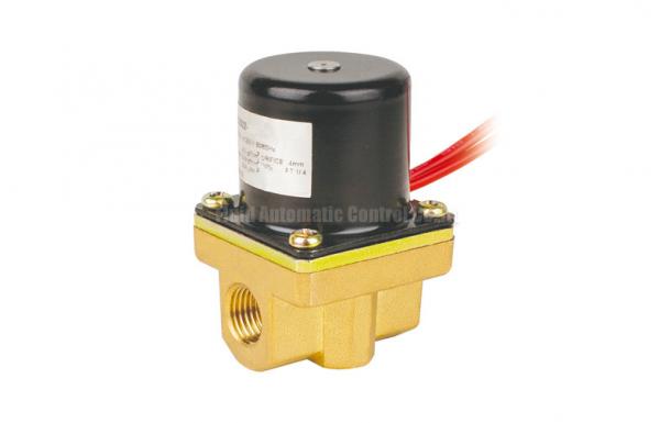 2mm Orifice 2 Way Pneumatic Brass Solenoid Valve For Welding Machine System