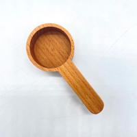 China Wood Color Wooden Coffee Spoon Measuring For Coffee Beans on sale