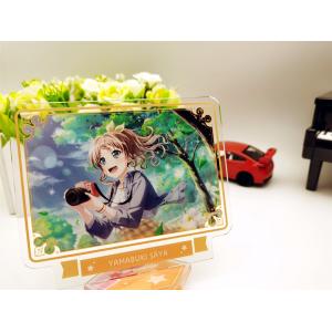 Functionality Acrylic Photo Frame Easel Display Stand 18cm X 13cm Size