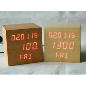 Square Shape Calendar Snooze Temperature Mulit Function Desktop Clock