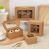 China Food Grade Windowed Cake Boxes with Customized Design and Shape wholesale