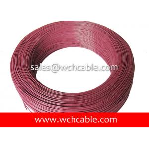 China UL3122 Fiberglass Braided Electrical Silicone Rubber Wire Rated 200℃ 300V supplier