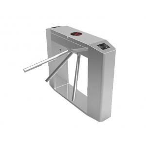 China Mechanical ESD Turnstile Swing Arm Rotation Tripod Barrier Gate RFID Card Reader supplier
